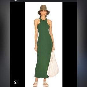 never worn green helsa tank dress